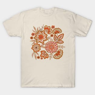 Pretty boho flowers - Cream T-Shirt